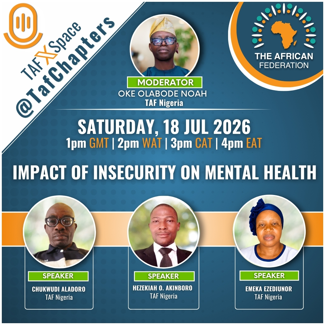 TAF X Space | Impact of Insecurity on Mental Health