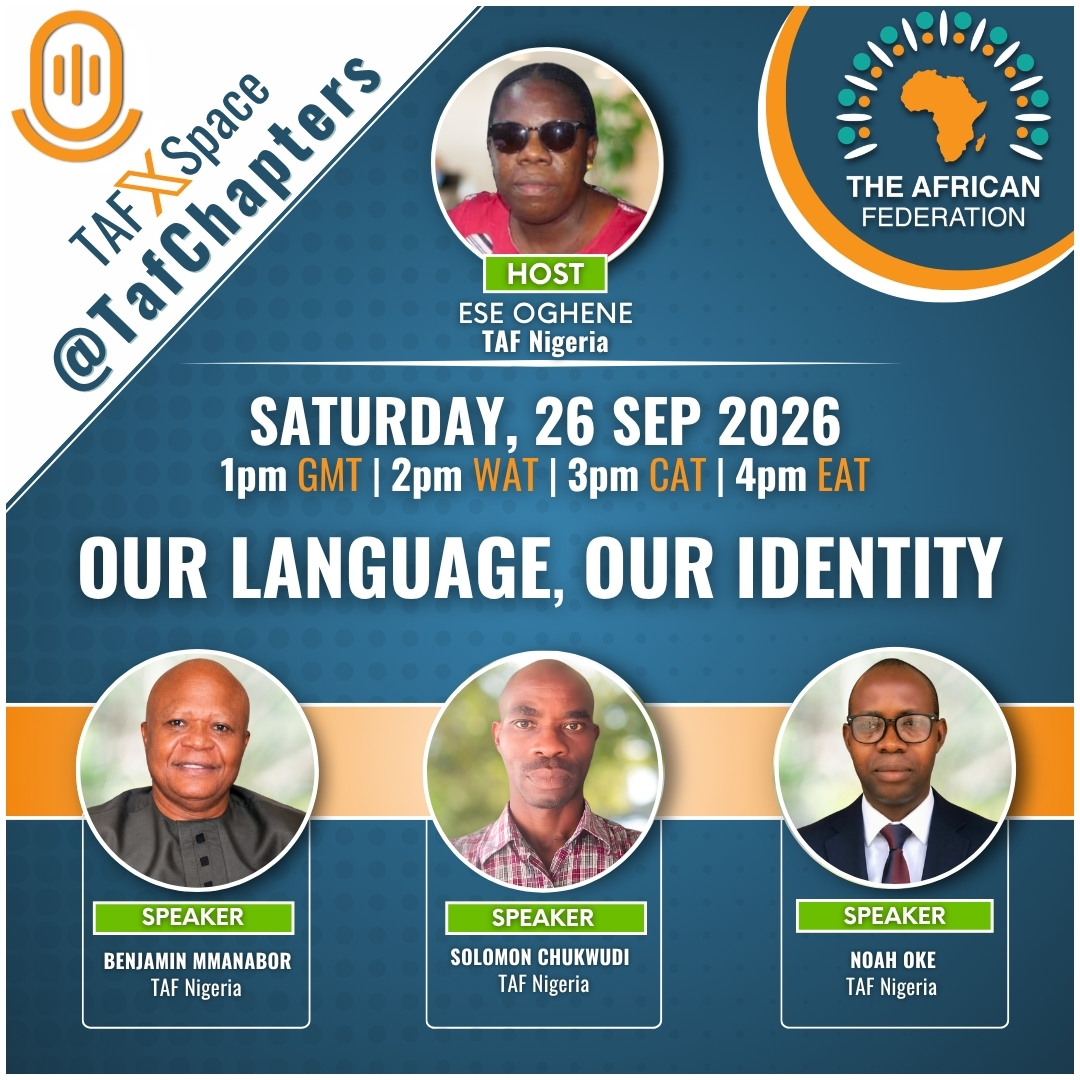 TAF X Space | Are Nigerian Languages Disappearing?