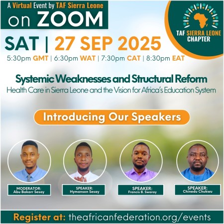 Systemic Weaknesses & Structural Reform in Sierra Leone