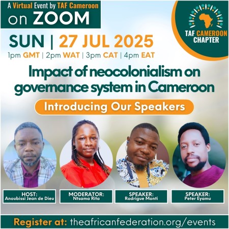 TAF Cameroon | Impact of Neocolonialism on Governance
