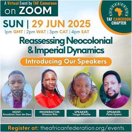 TAF Cameroon | Reassessing Neocolonial and Imperial Dynamics