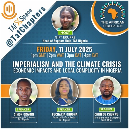 TAF Twitter Space | Imperialism and the Climate Crisis