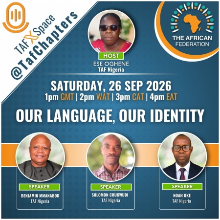 TAF X Space | Are Nigerian Languages Disappearing?